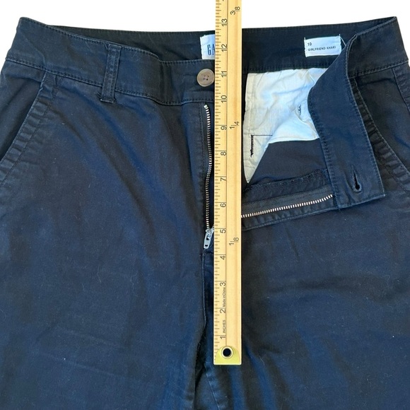 GAP Women's Girlfriend Khaki Black Pants Size 10 - Picture 2 of 8